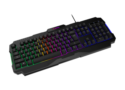 Teclado y Mouse Gaming MSI Forge GK100 LS | Combo Gaming RGB | USB | Español