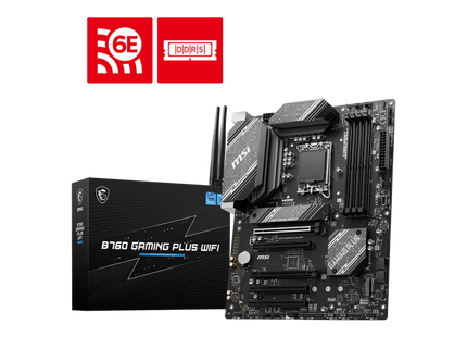 Conectores PCIe 4.0 y slots de expansión de la Tarjeta Madre MSI B760