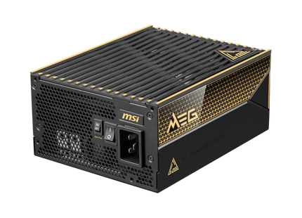 Fuente de Poder MSI MEG AI1600T PCIE5 | 1600W | 80 Plus Titanium | Modular | ATX 3.1
