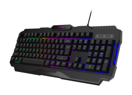 Teclado y Mouse Gaming MSI Forge GK100 LS | Combo Gaming RGB | USB | Español