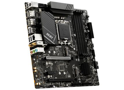 Tarjeta Madre MSI PRO B760M-A WiFi DDR5 | LGA 1700 | Micro ATX | Soporte Intel Core