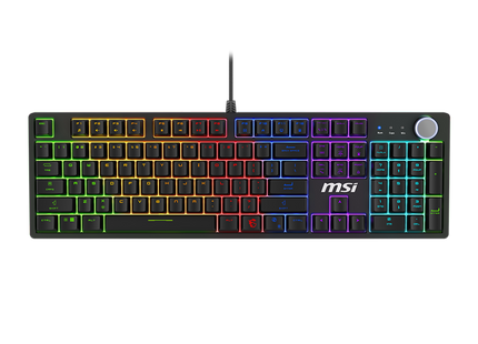 Teclado y Mouse Gaming RGB MSI FORGE GK320 Combo RED US S11-04CE204-HH9 | Teclado + Mouse | Iluminación RGB | USB
