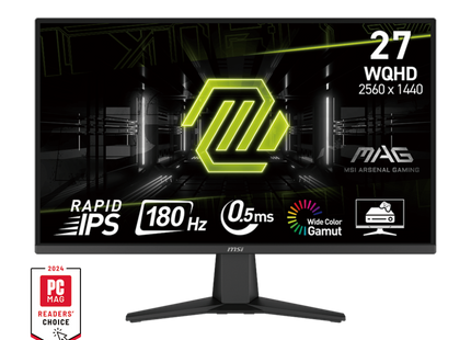 Monitor Gaming MSI MAG 275QF | 27” | QHD 2560 x 1440 | IPS | 170 Hz | FreeSync | HDMI | DisplayPort