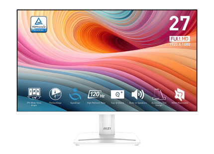 Monitor MSI PRO MP275W E2 | 27” | Full HD 1920 x 1080 | IPS | 120 Hz | Adaptive Sync