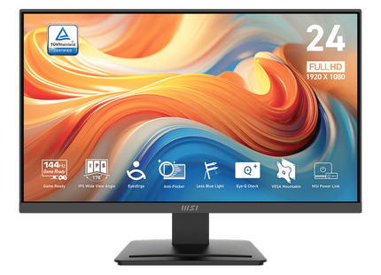 Monitor Gaming MSI PRO MP243L E14 | 23.8” | Full HD 1920 x 1080 | 144 Hz | Anti-Glare | HDMI | D-Sub