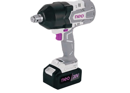 NEO Llave Impacto Recargable 3/4 pulgadas 20V LI 10150/20 C1 vista frontal