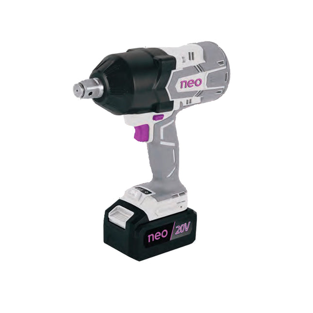 NEO Llave Impacto Recargable 3/4 pulgadas 20V LI 10150/20 C1 vista frontal