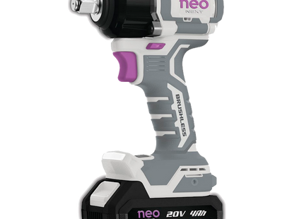 Neo Llave Impacto 20V 4Ah 950N·m, LI12650/20K2-4
