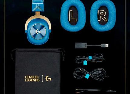 Headset Logitech G Pro X Gaming | League of Legends Edition | Sonido 7.1
