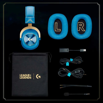 Headset Logitech G Pro X Gaming | League of Legends Edition | Sonido 7.1