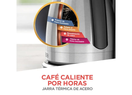 Cafetera Térmica Black+Decker, CM2046S-LA