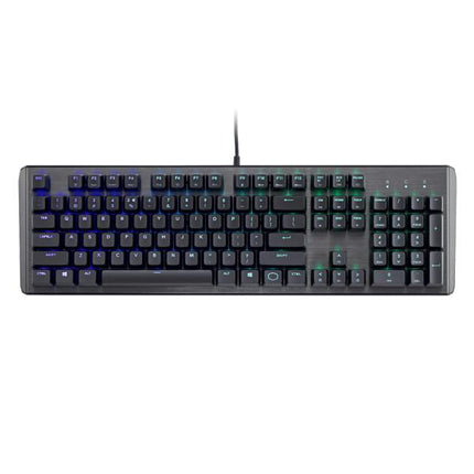 TECLADO GAMING RGB COOLER MASTER CK550 V2 MECÁNICO ALÁMBRICO USB INGLÉS SWITCH AZUL CK-550-GKTL1-US