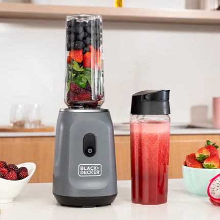 Licuadora Personal Black+Decker PB2209BD‑LA | 300 W | 20 oz (600 ml) | Cuchilla Acero Inoxidable | Un Solo Botón