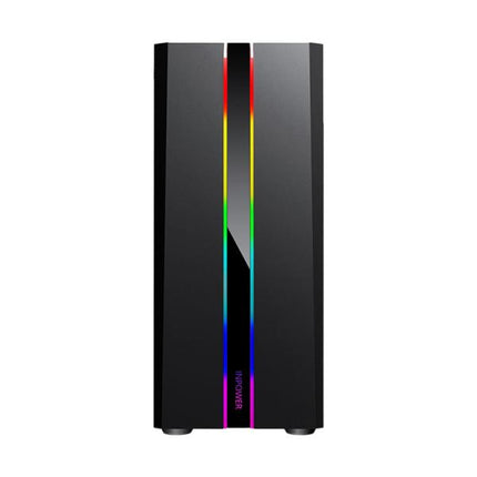CASE GAMING RGB EAGLE WARRIOR TLALOC CG05R CG05RDRA001C MID TOWER SIN VENTILACIÓN INCLUIDA CON VIDRIO LATERAL Y TIRA RGB