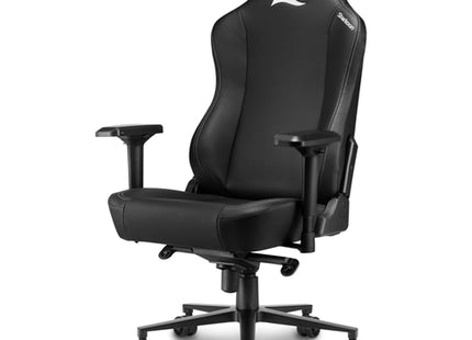 Silla gaming Sharkoon SGS40 negra vista frontal completa