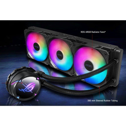 Enfriamiento Líquido ASUS ROG STRIX LC II 360 ARGB | 360mm | Iluminación ARGB | Tubos Reforzados