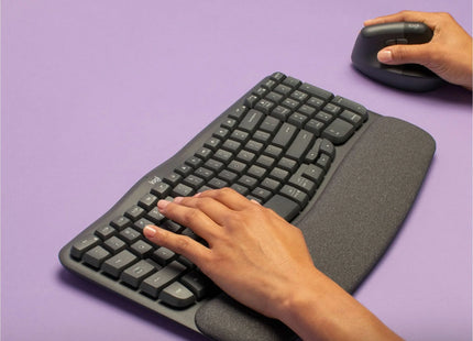Teclado Logitech Ergo Wave Keys | Inalámbrico | Bluetooth | Inglés