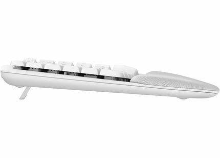 Teclado ergonómico Logitech Wave Keys diseño curvo con descansa muñecas