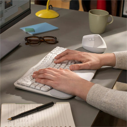 Teclado Logitech Ergo Wave Keys | Inalámbrico | Bluetooth | Inglés