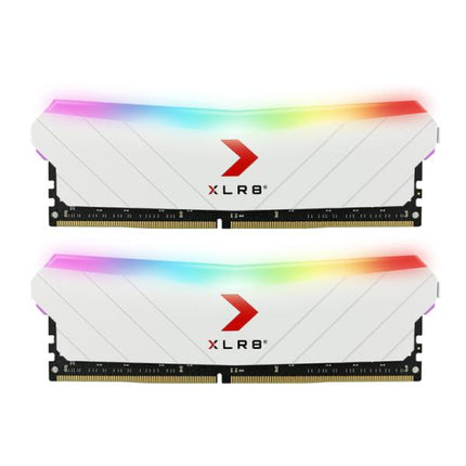 MEMORIA RAM PC-16GB-PNY-MD16GK2D4320016XWRGB-DDR4-3200 MHZ-CL16-1.35 V-RGB, XMP 2.0, DISIPADOR-DIMM 288 PINES