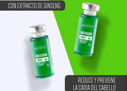 Ampolla Shock Fortalecedora Capilar 15ml Placent Life | Para fortalecer el cabello débil y reducir la caída