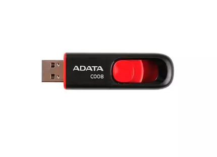 Memoria USB ADATA C008 | 32GB | USB 2.0 | Negro + Rojo | AC008-32G-RKMemoria USB ADATA C008 | 32GB | USB 2.0 | Negro + Rojo | AC008-32G-RKD