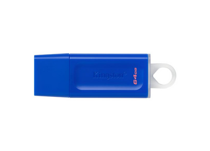 Memoria USB Kingston DataTraveler Exodia | 64GB | USB 3.2 Gen 1 | Azul | KC-U2G64-7GB