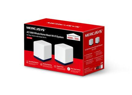 Mercusys Halo H50G V1 Pack de 2 Sistema Wi-Fi Mesh AC1900 de Doble Banda Gigabit