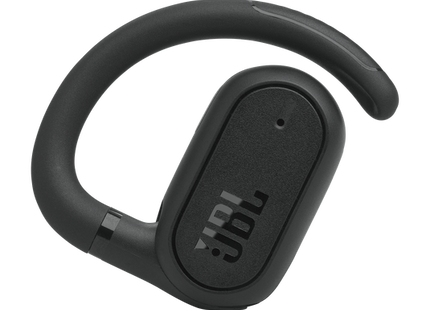 Audífonos JBL Soundgear Sense en oreja mostrando ajuste ergonómico