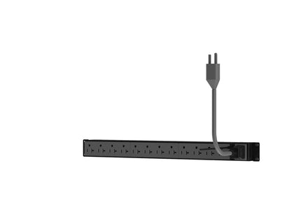 Panduit PDU básica G5 P12B01M negra, vista frontal