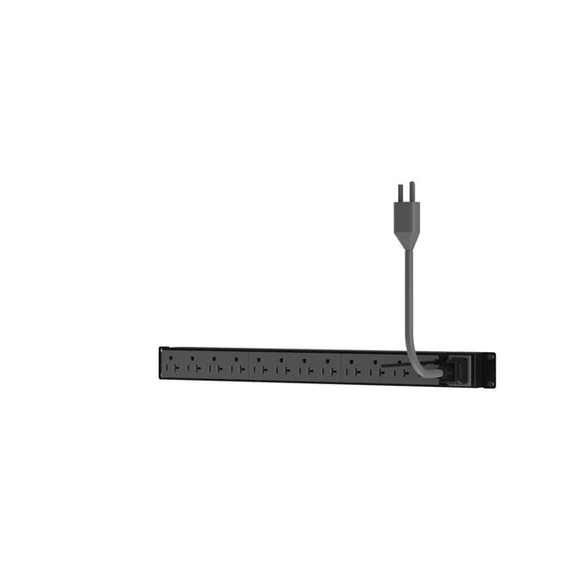 Panduit PDU básica G5 P12B01M negra, vista frontal