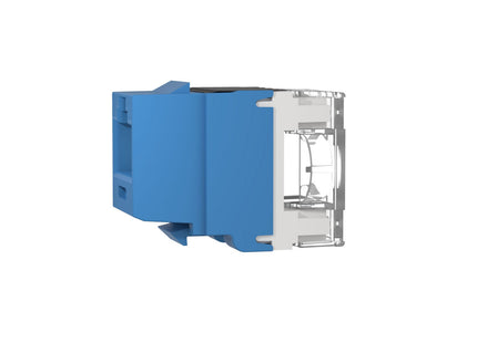 Panduit jack modular NetKey Cat 6A NK6X88MBU azul, vista lateral