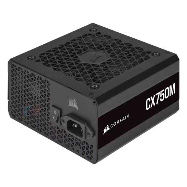 Fuente de Poder Corsair CX750M | 750W | 80 PLUS Bronze | Semi Modular