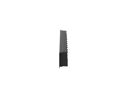Panduit patch panel NetKey NKPP24FMY 24 puertos negro, vista lateral
