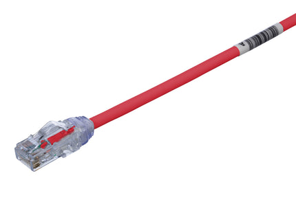 PANDUIT Patch Cord Cat6A TX6A 3FT 28AWG Rojo - vista frontal