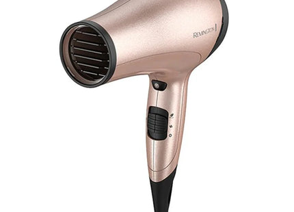 Combo Plancha Alisadora + Secadora Remington D3015-S1520-F | Placas de Cerámica 25mm | 2 Niveles de Temperatura | Secadora 1875W | 3 Ajustes de Calor | 2 Velocidades