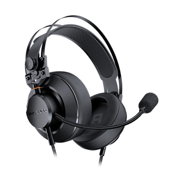 Headset Gaming Cougar VM410 | Sonido Estéreo | 53mm Drivers | Micrófono Desmontable | Multiplataforma
