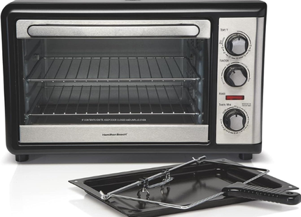 Hamilton Beach Horno rotisserie con convección, 31108G