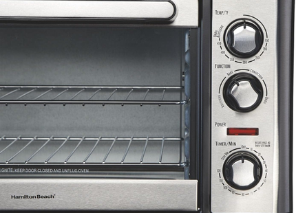 Hamilton Beach Horno rotisserie con convección, 31108G