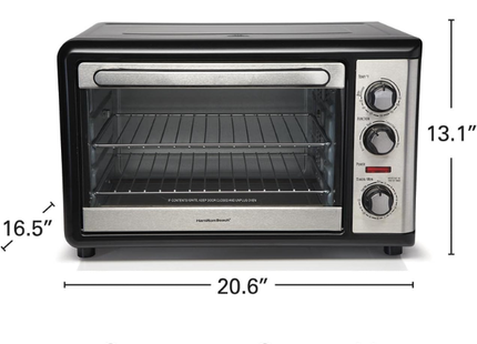 Hamilton Beach Horno rotisserie con convección, 31108G
