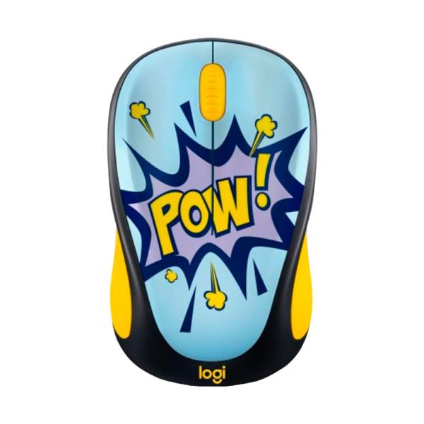 Mouse Logitech inalámbrico Design Collection POW vista frontal con diseño moderno