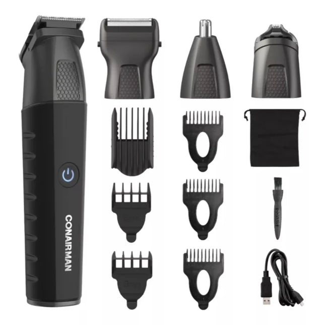 ConairMAN Trimmer Todo en Uno Showerproof 14 Piezas, GMTL50