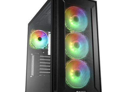 Case Sharkoon TG6M RGB | ATX | Mid Tower | 4 Ventiladores RGB | Vidrio Templado | Negro
