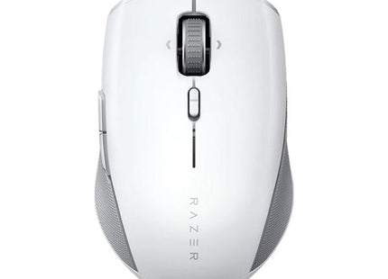 Mouse gaming Razer Pro Click Mini inalámbrico vista frontal con receptor USB
