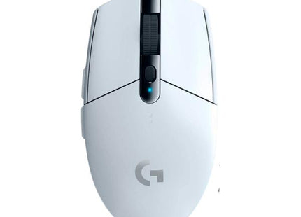 Packaging oficial Logitech G305 Lightspeed con accesorios y especificaciones técnicas