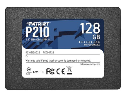HD INTERNO 128GB 2.5 SOLIDO PATRIOT P210 P210S128G25