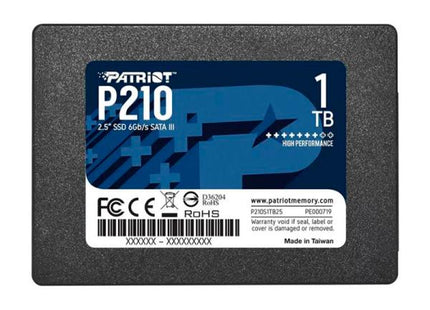 HD INTERNO 1TB 2.5 SOLIDO PATRIOT P210 P210S1TB25
