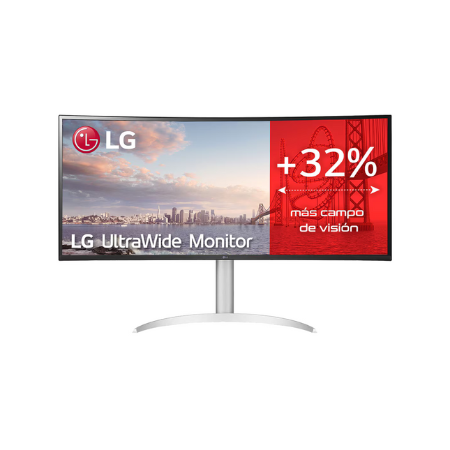 MONITOR 34" LG 34WQ650-W WFHD 2560 x 1080 100 HZ DP HDMI USB-C PLANO SLIM 195174028117