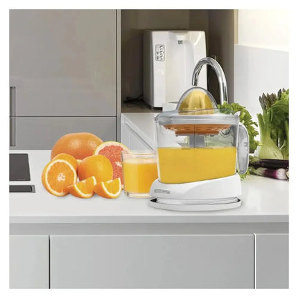 Exprimidor de Cítricos Black+Decker CJ625-LA | 1 L | 30 W | Ajuste de Pulpa | Blanco