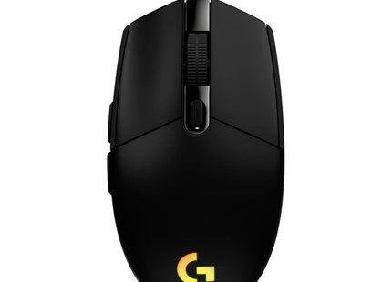 Sensor óptico 8000 DPI del mouse Logitech G203 vista inferior